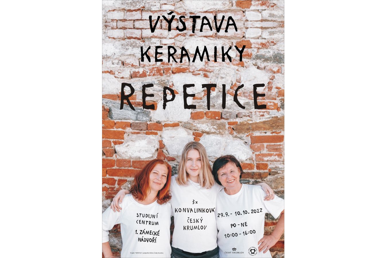 Repetice - Výstava keramiky třígenerační ženské linie na Českokrumlovském zámku