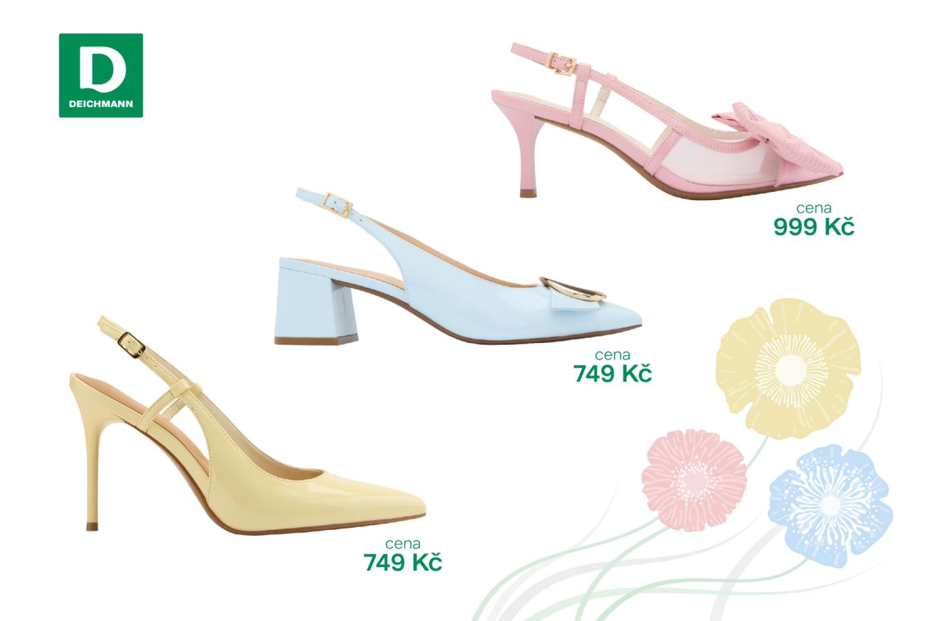 Odhalená pata, maximální styl. Slingback lodičky, které si zamilujete