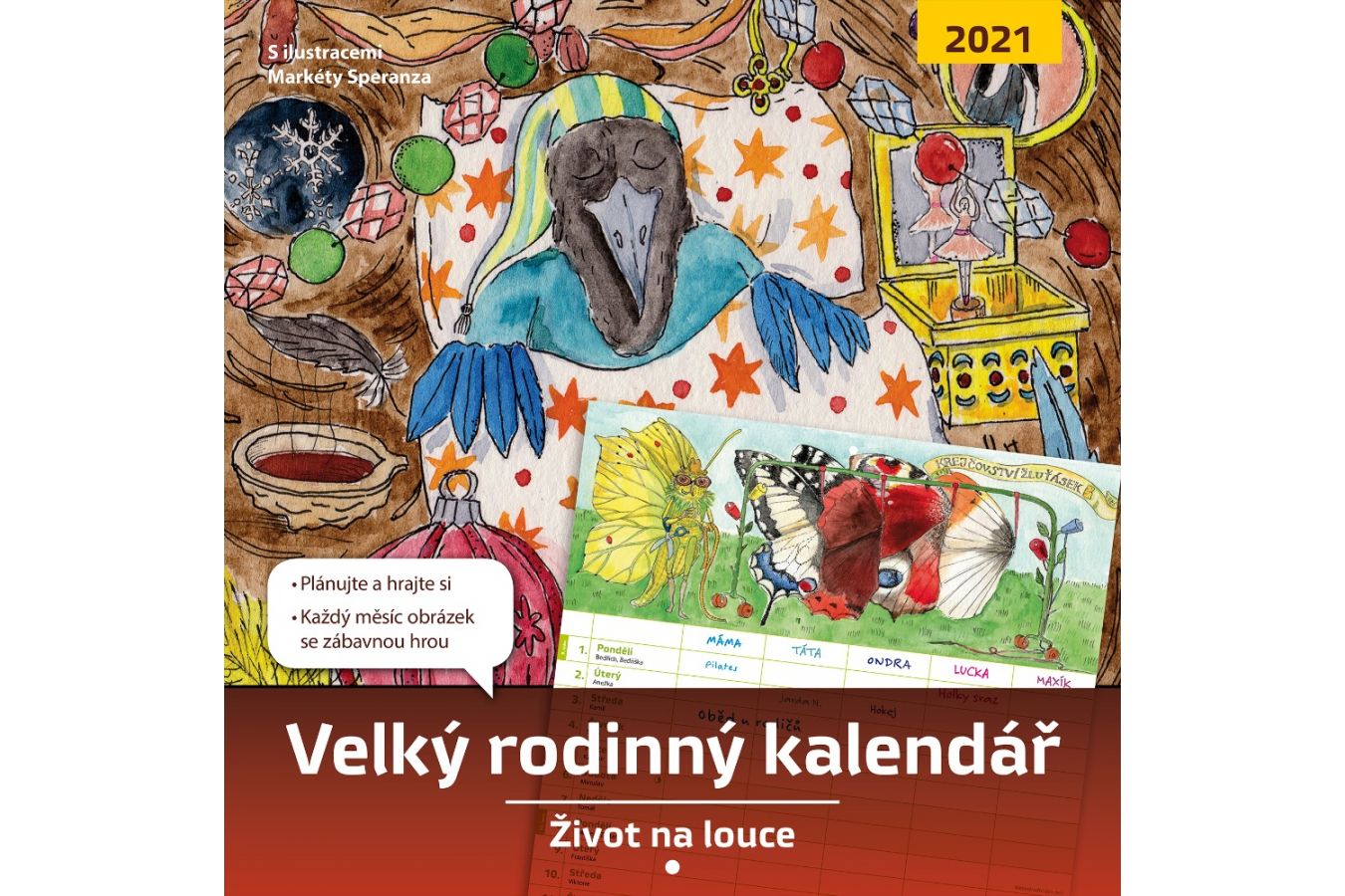 Velký rodinný kalendář 2021, jaký rozhodně musíte mít!